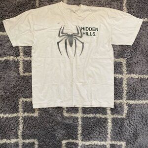 White T-Shirt with Spider Graphic | Streetwear/Y2K | Quick Shipping